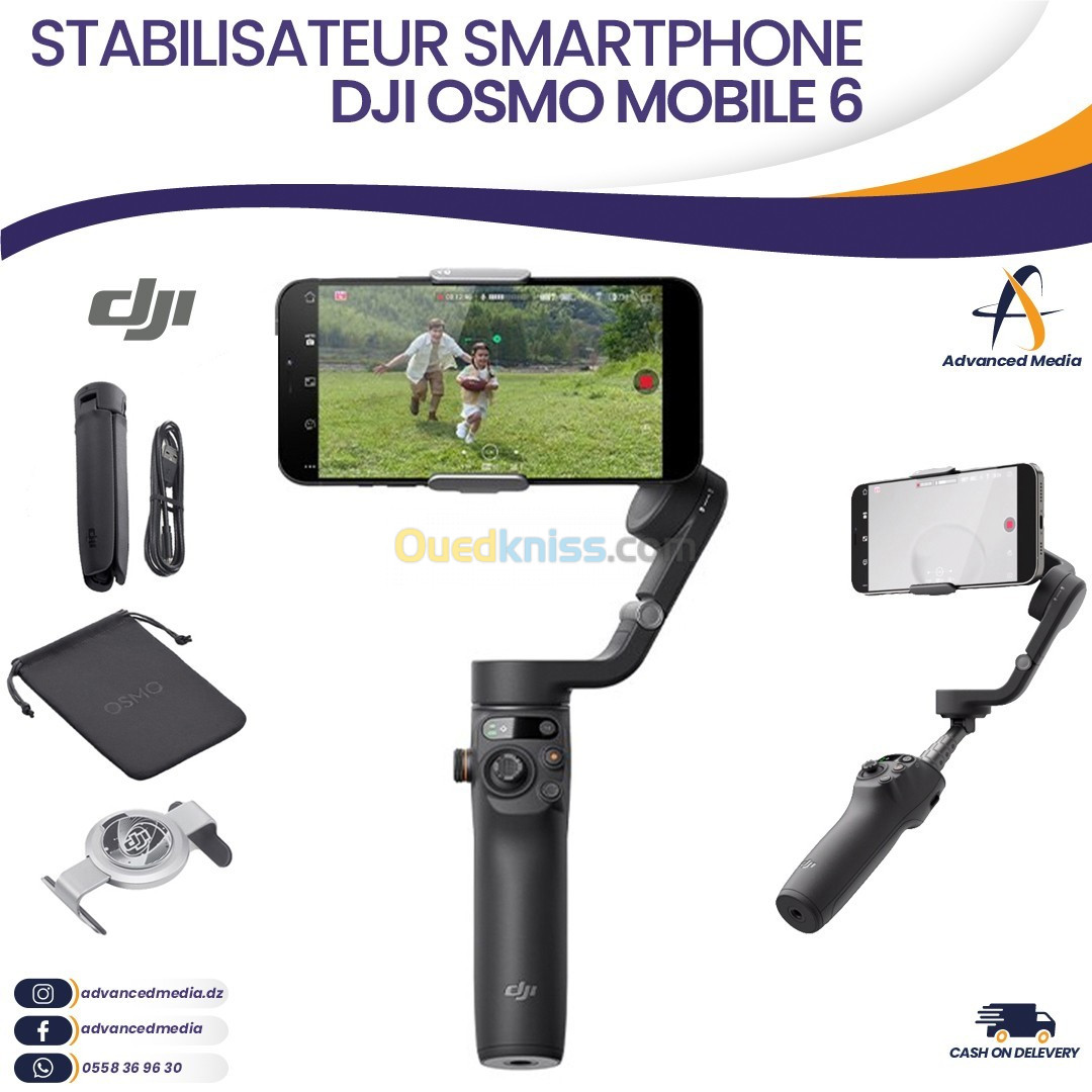 Dji Osmo Mobile 6 -  Stabilisateur smartphone a 3 Axes 