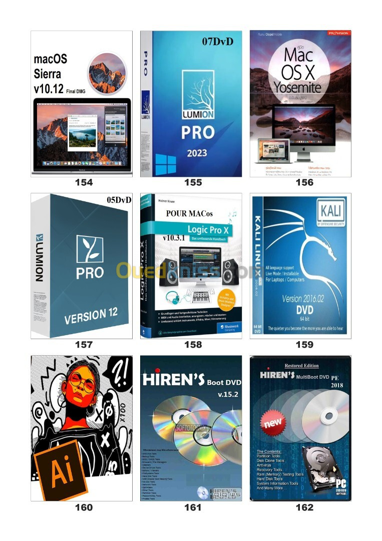 Dvd logiciels programmes pc 