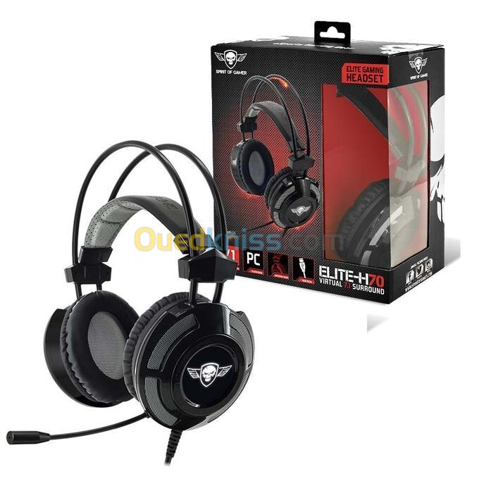 CASQUE GAMING SPIRIT OF GAMER ELITE H-70 VIRTUAL 7.1