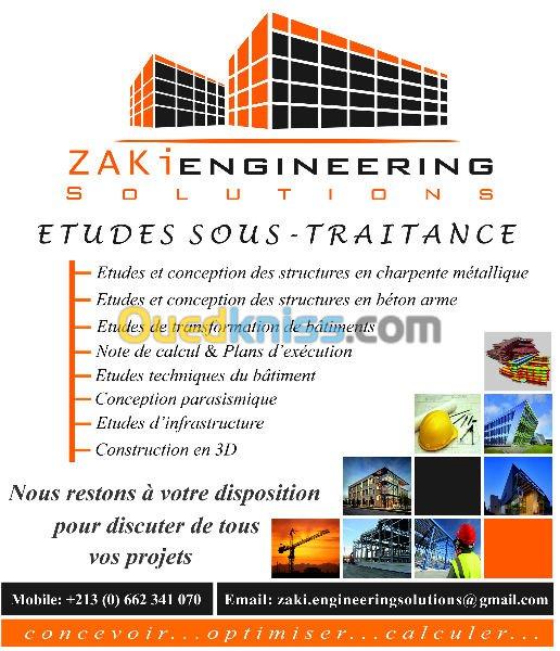 INGENIEUR GENIE CIVIL (sous-traitance)