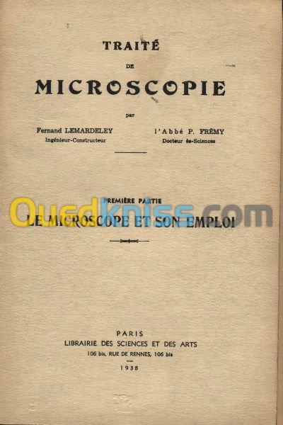 microscope antique et pro