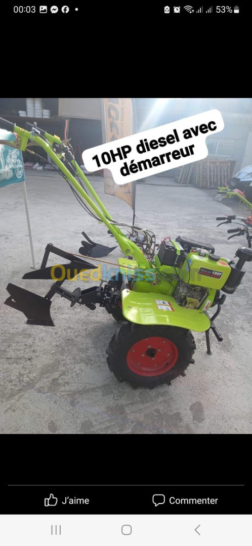 Solide Diesel 10hp avec demarreur 2024