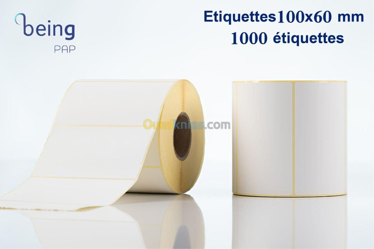 Étiquettes thermique 100 60 (1000 étiquettes/ Rouleau)