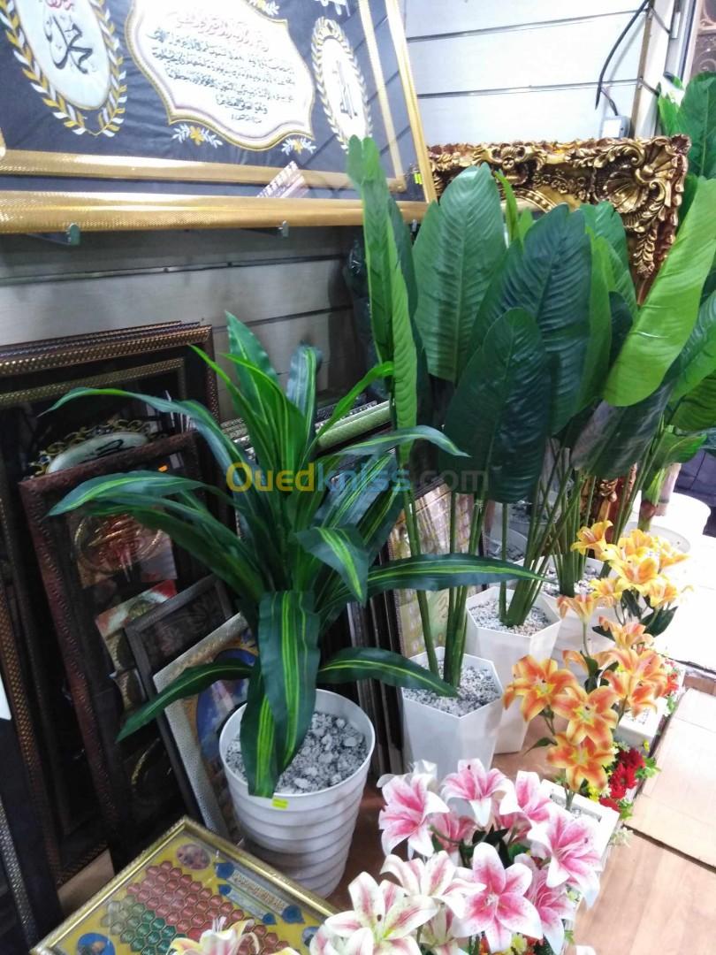 Pots et Plantes Artificielles نباتات صناعية و زهور