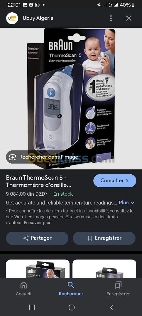 THERMOSCAN 5 BRAUN AUR IRT6020 