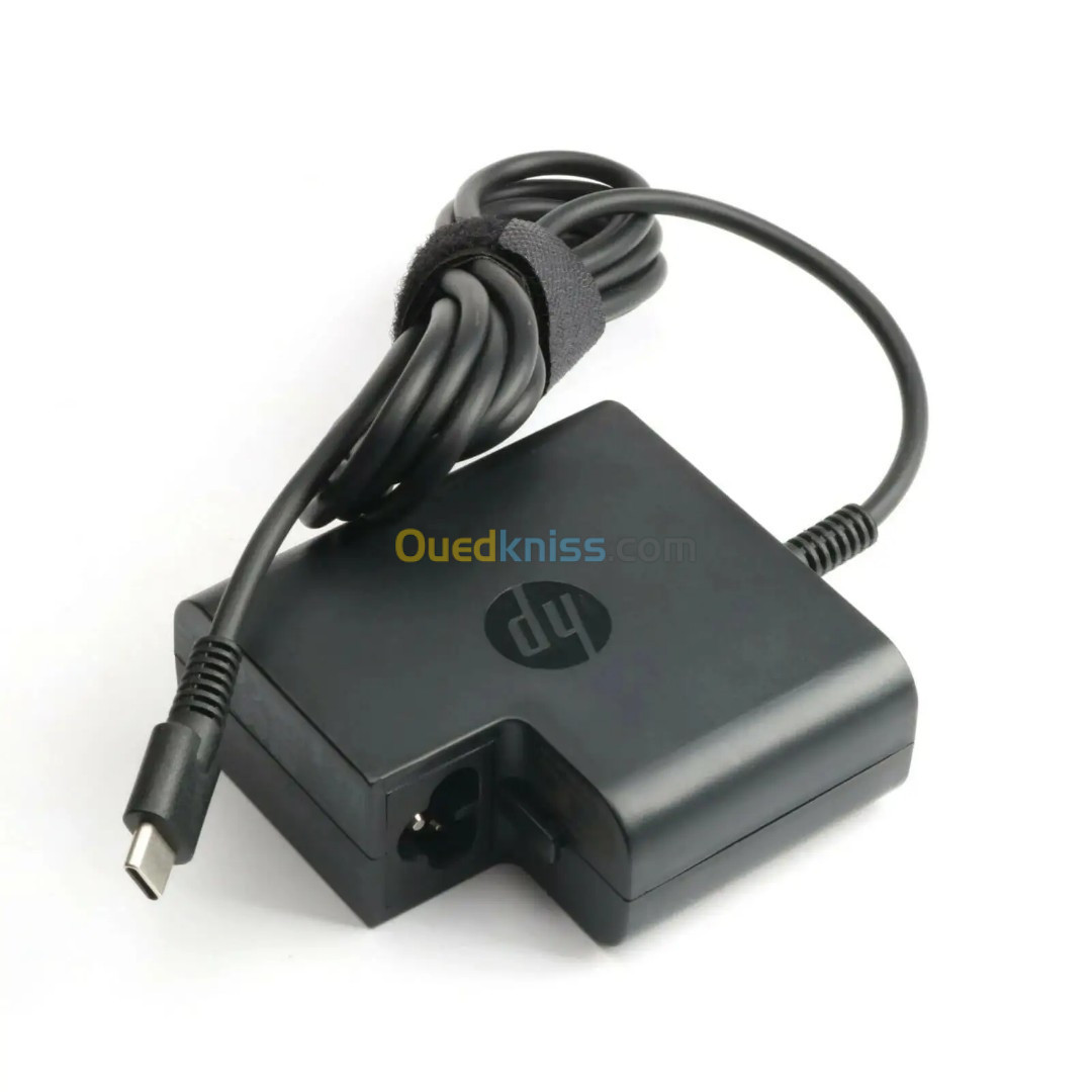 CHARGEUR LAPTOP HP TYPE-C 65W + CABLE TREFFLE