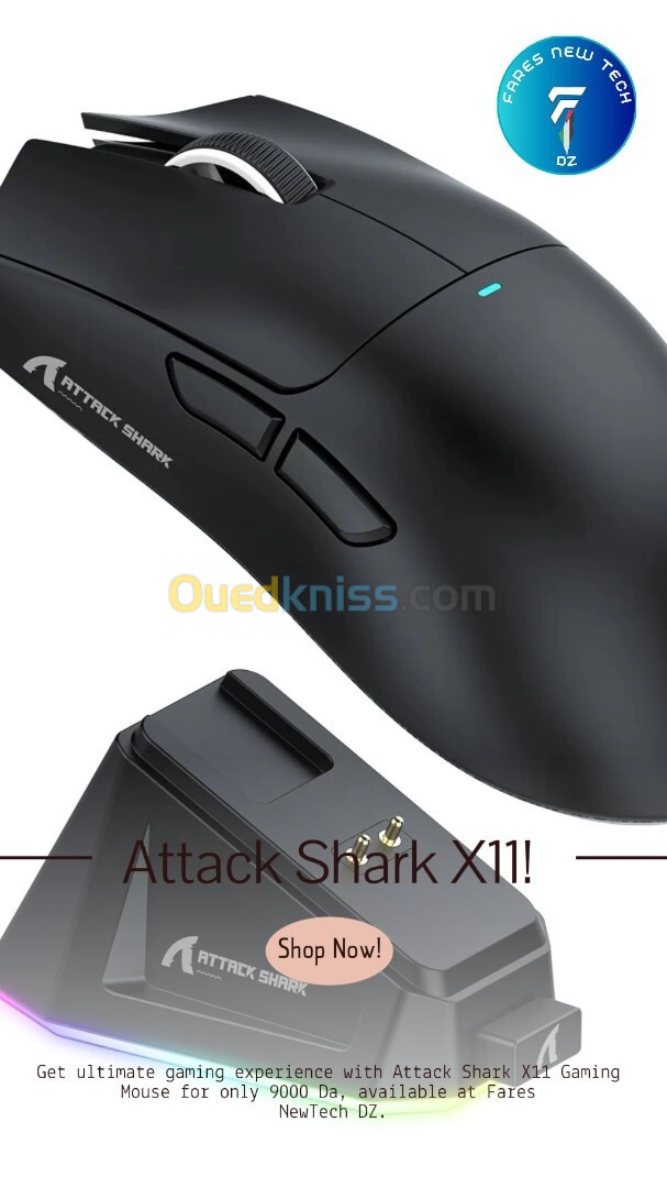 Attack Shark X11 Black