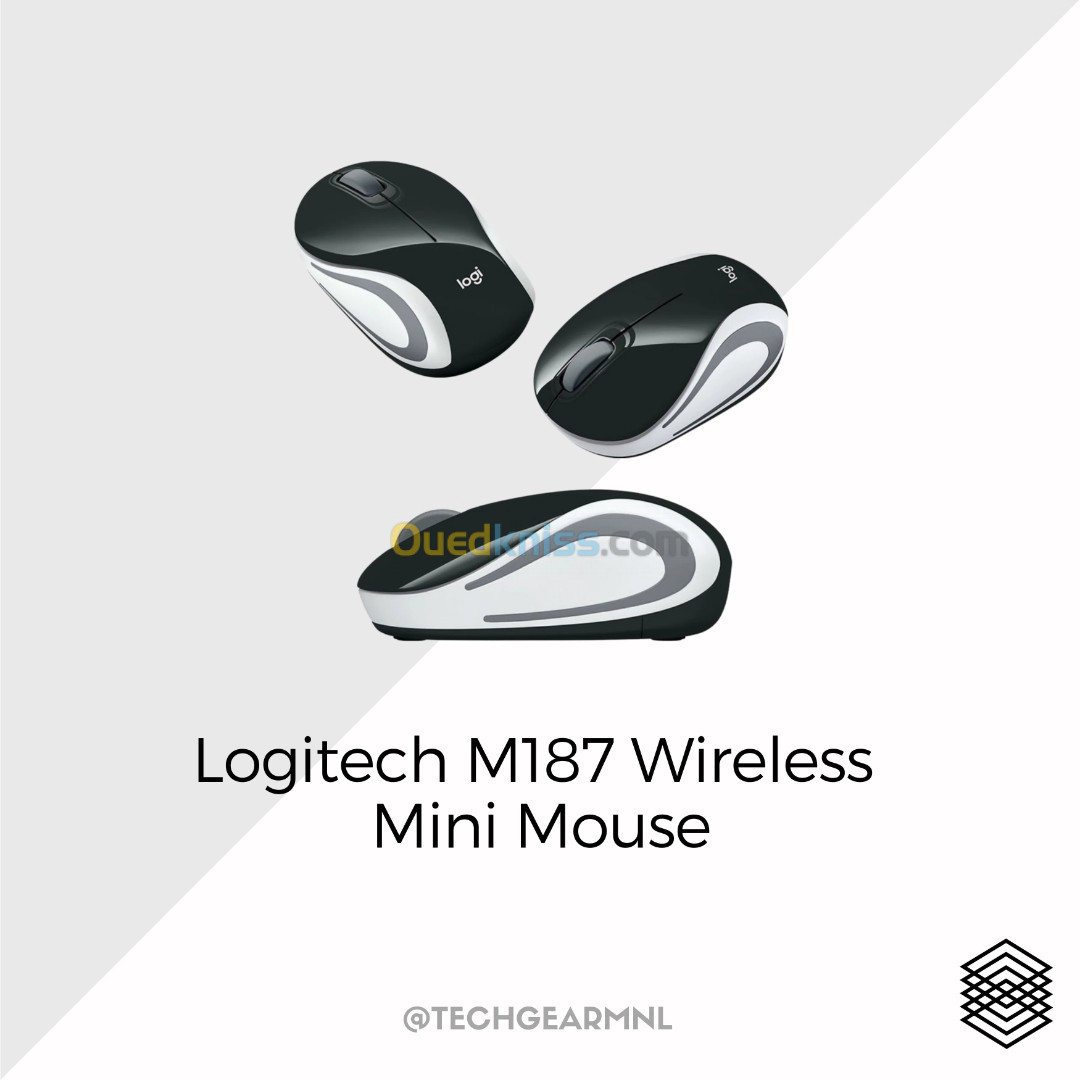 Logitech Mini Mouse M187 : une souris sans fil ultra compacte