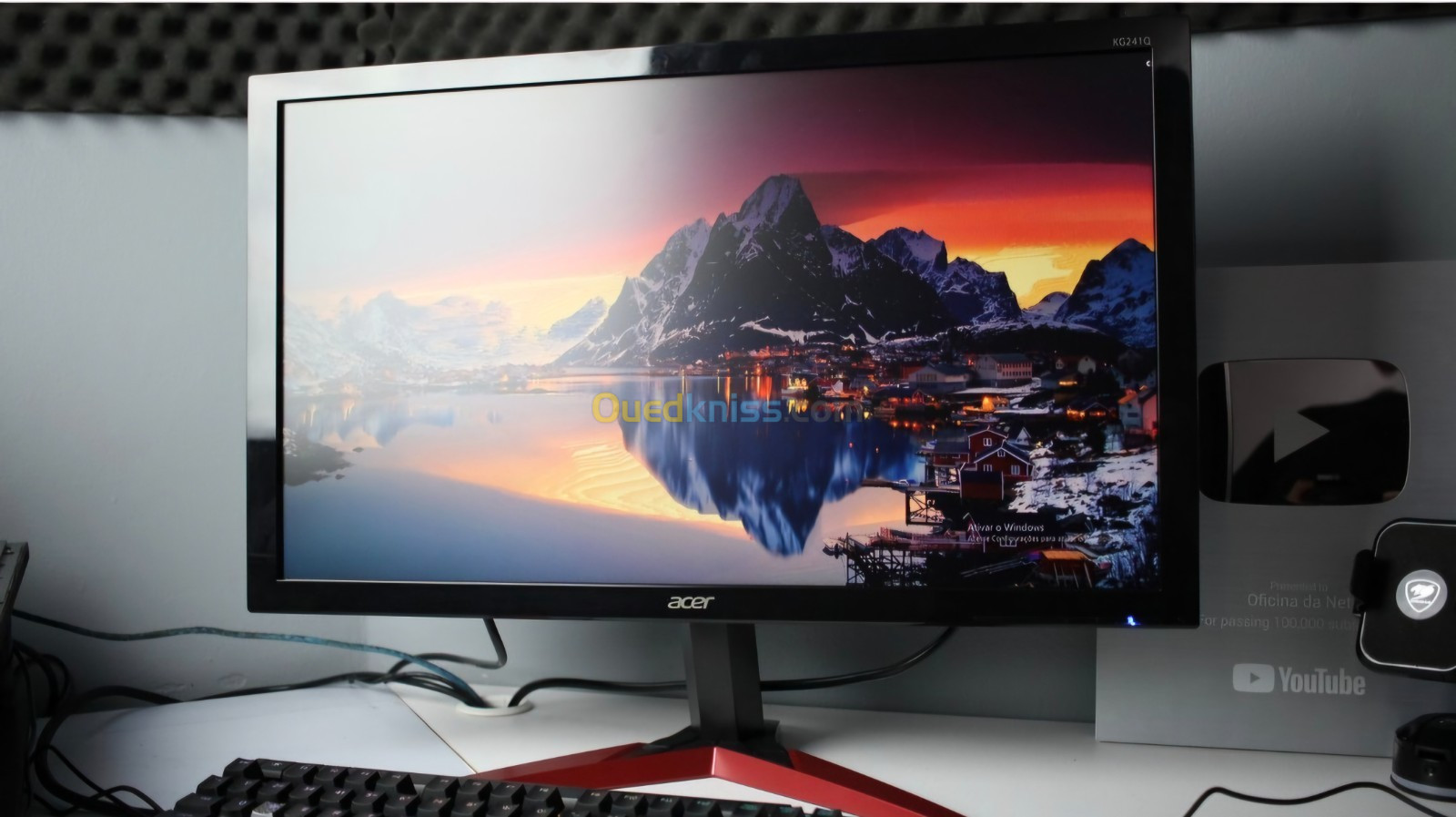 Écran Acer KG241Q - Moniteur 24'' Full HD avec Taux de Rafraîchissement Élevé