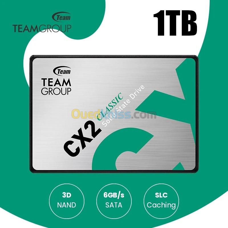 Disque SSD 1TB TeamGroup CX2 3D NAND 6GB/s