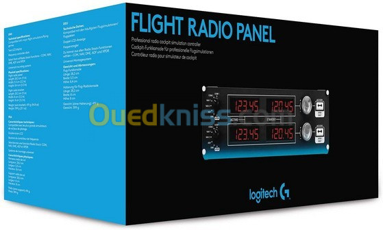 Logitech G Flight Radio Panel Noir