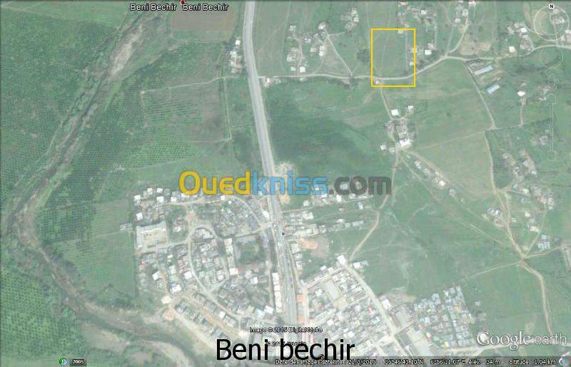 Vente Terrain Skikda Beni Bechir