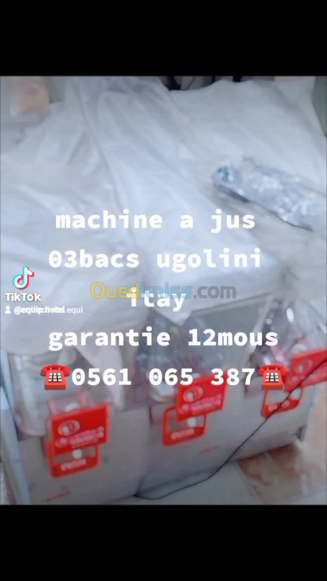 Machine a jus 03 bacs igolini italie