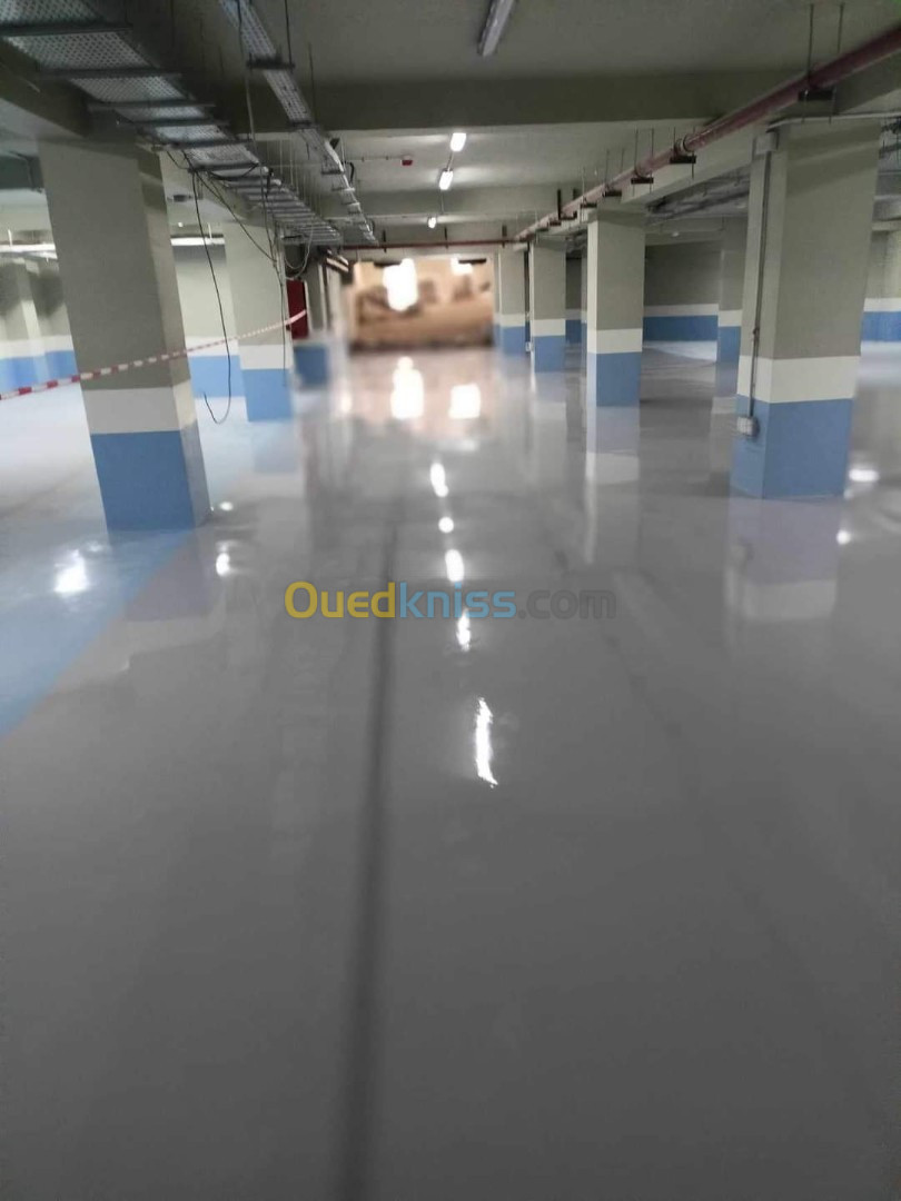 Revetement tous type de sol en epoxy