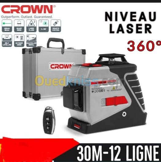 Niveau laser 3d 12ligne  Crown + control