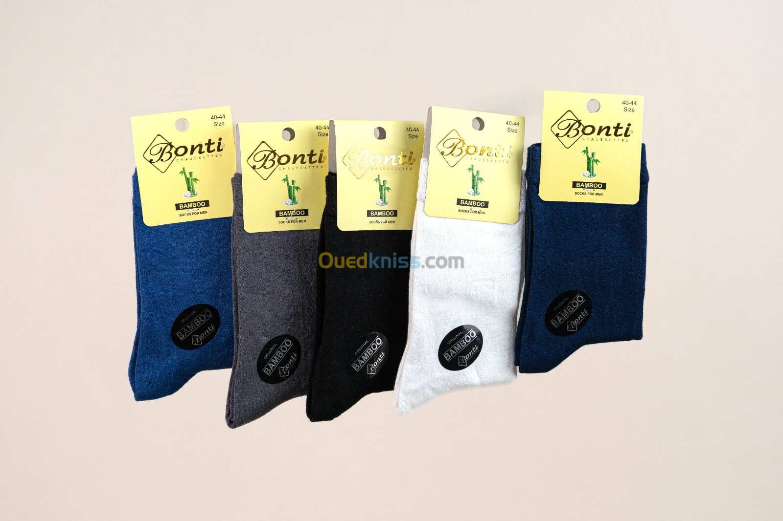 Pack de 6 Paires de Chaussettes en Bambou pour Hommes - Sans Couture et Parfumée / Taille : 38/44