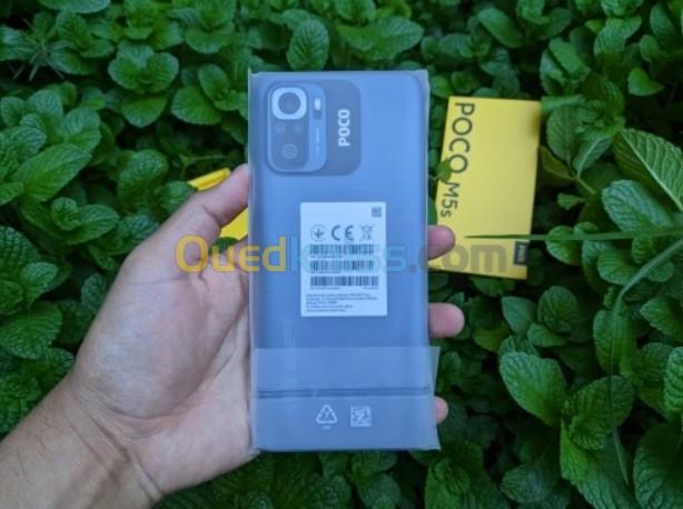 VENDU Poco M5s HELIO G95 4 128 6.43 AMOLED FAST 33W 2SIM 64MP QUAD CAMERA