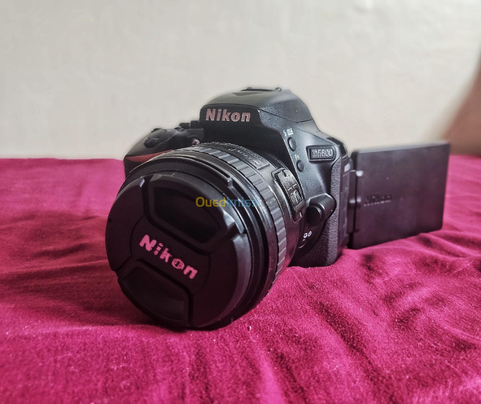 Nikon d5600 très bon état khadma 9k - objectif Nikkor 50mm f1.4 - Tamron 10-24mm  - 2 batterie