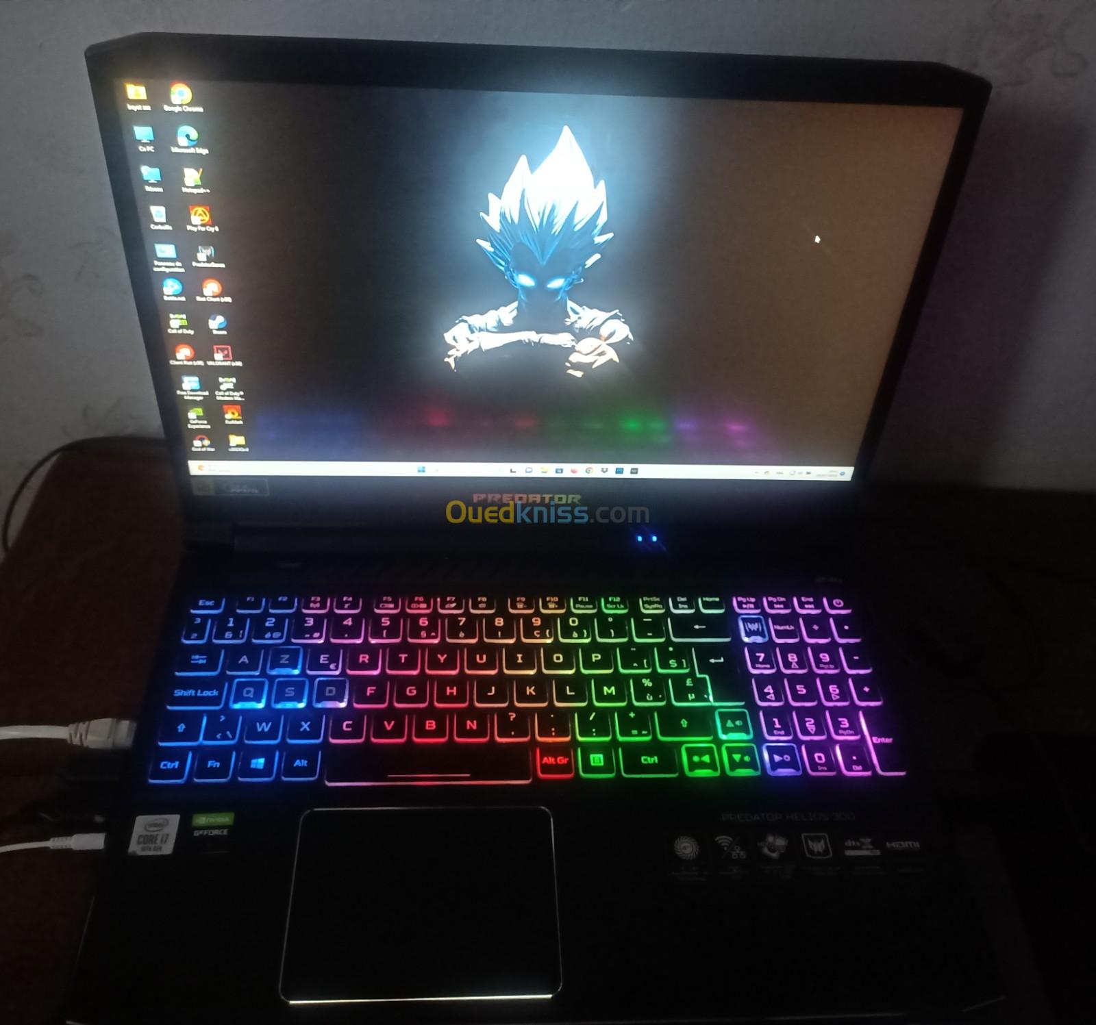 Laptop gaming Acer Predator helios 300 RTX 2070