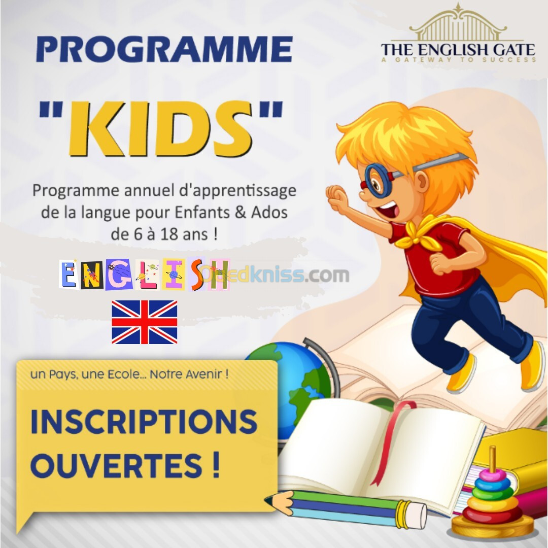 Anglais Enfants تعلم الإنجليزية بطريقة ممتعة مع برنامجنا للأطفال