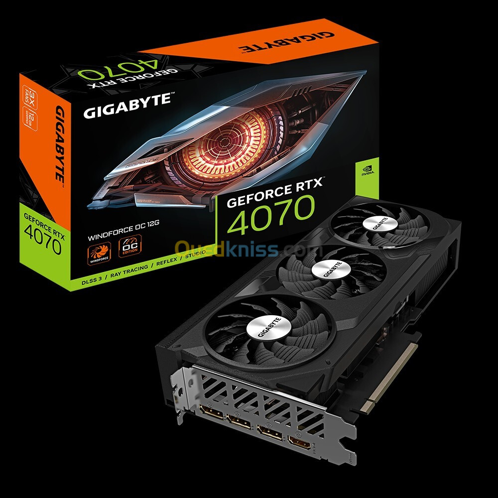 GIGABYTE GeForce RTX 4070 WINDFORCE OC 12G