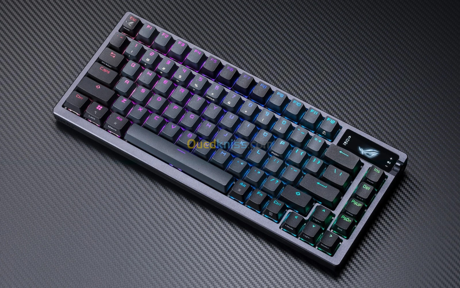 VENDU - ASUS ROG Azoth - Clavier mécanique Gaming avec Connection tri-Mode, écran OLED