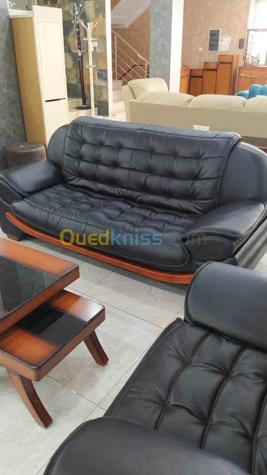 SALON CONFORT IMPORTATION EN SEMI-CUIR