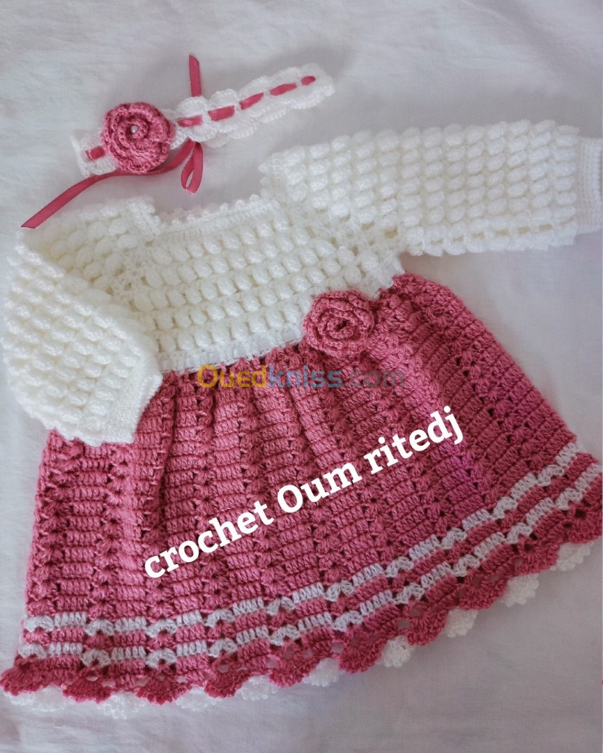 Vêtements pour bébés en crochet 