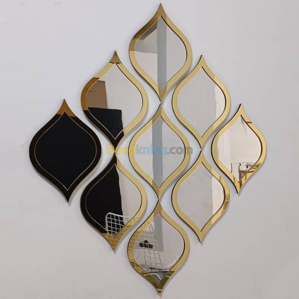 Water Drop Mirrors acrylique Pack de 9 panneaux muraux décoration moderne