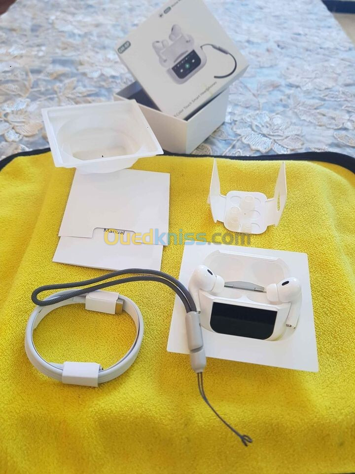 Vends AirsPods avec commande sur écran tactile de marque GM-6P ANC . Noise Réduction. Diverses modes