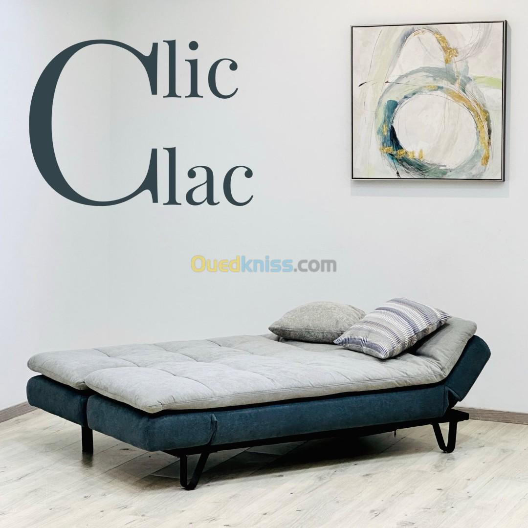 Canapé Clic-Clac Disponible En Plusieurs Couleurs