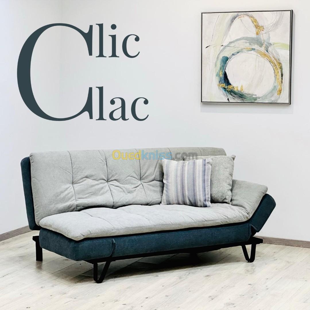 Canapé Clic-Clac Disponible En Plusieurs Couleurs