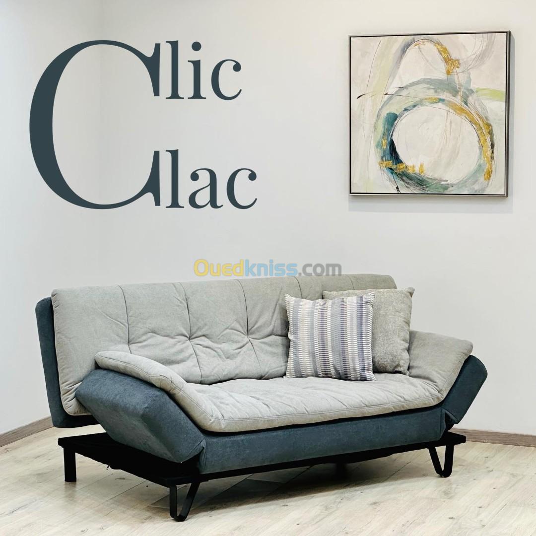 Canapé Clic-Clac Disponible En Plusieurs Couleurs