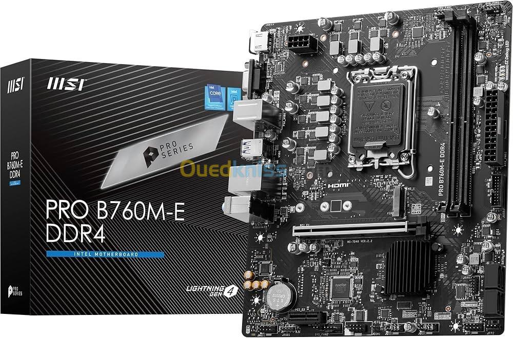 CARTE MERE MSI PRO B760M-E DDR4