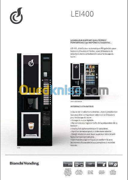 Distributeur automatique café