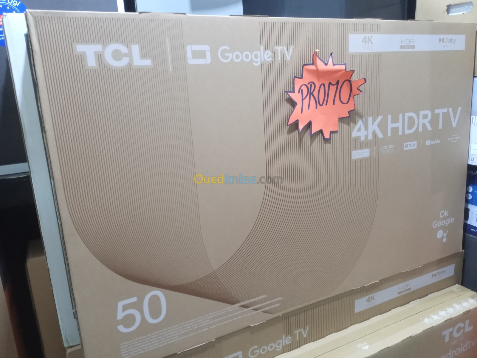 PROMO TV TCL 50" 4k Google tv