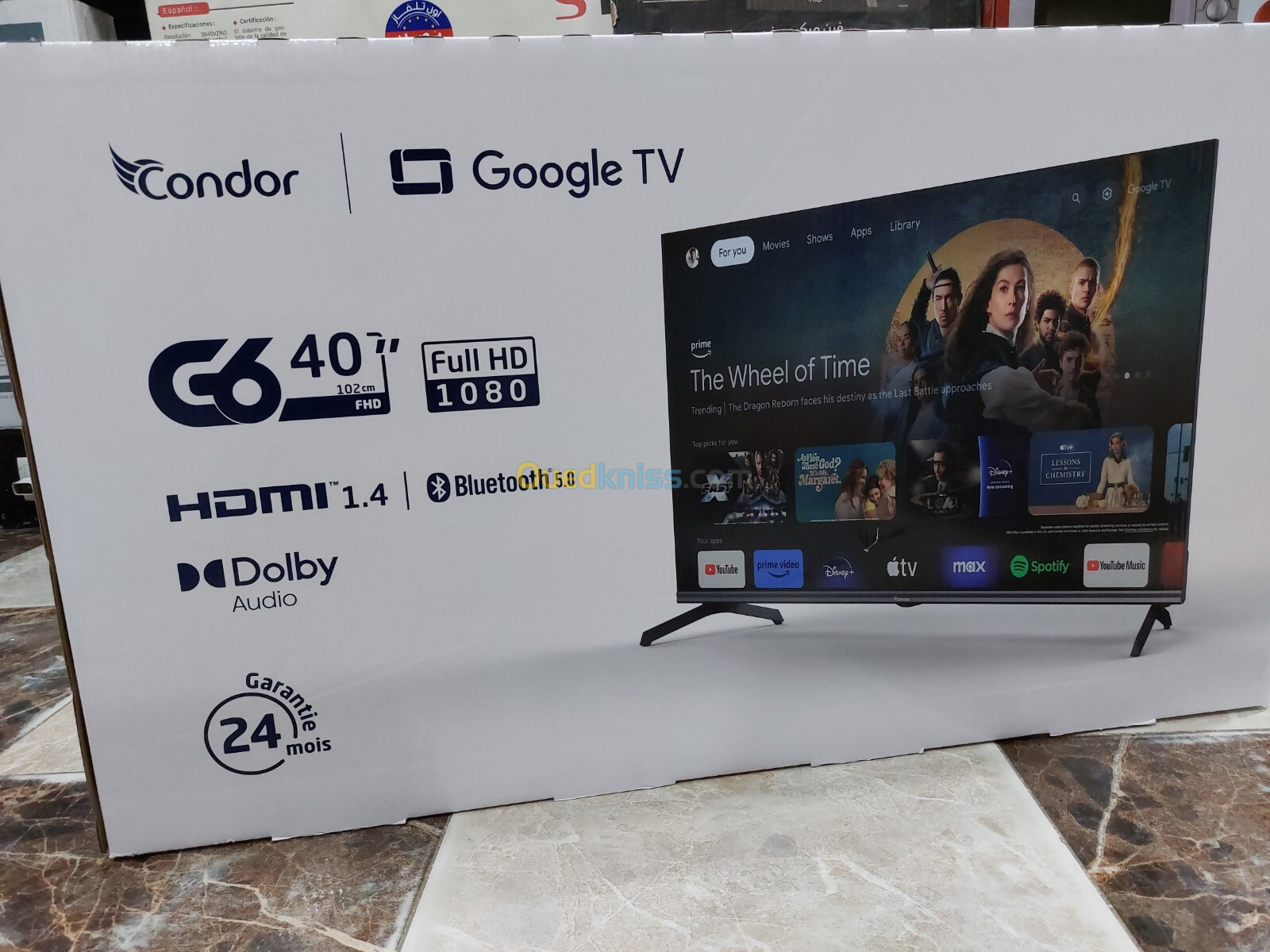 PROMO TV CONDOR 40" GOOGLE TV