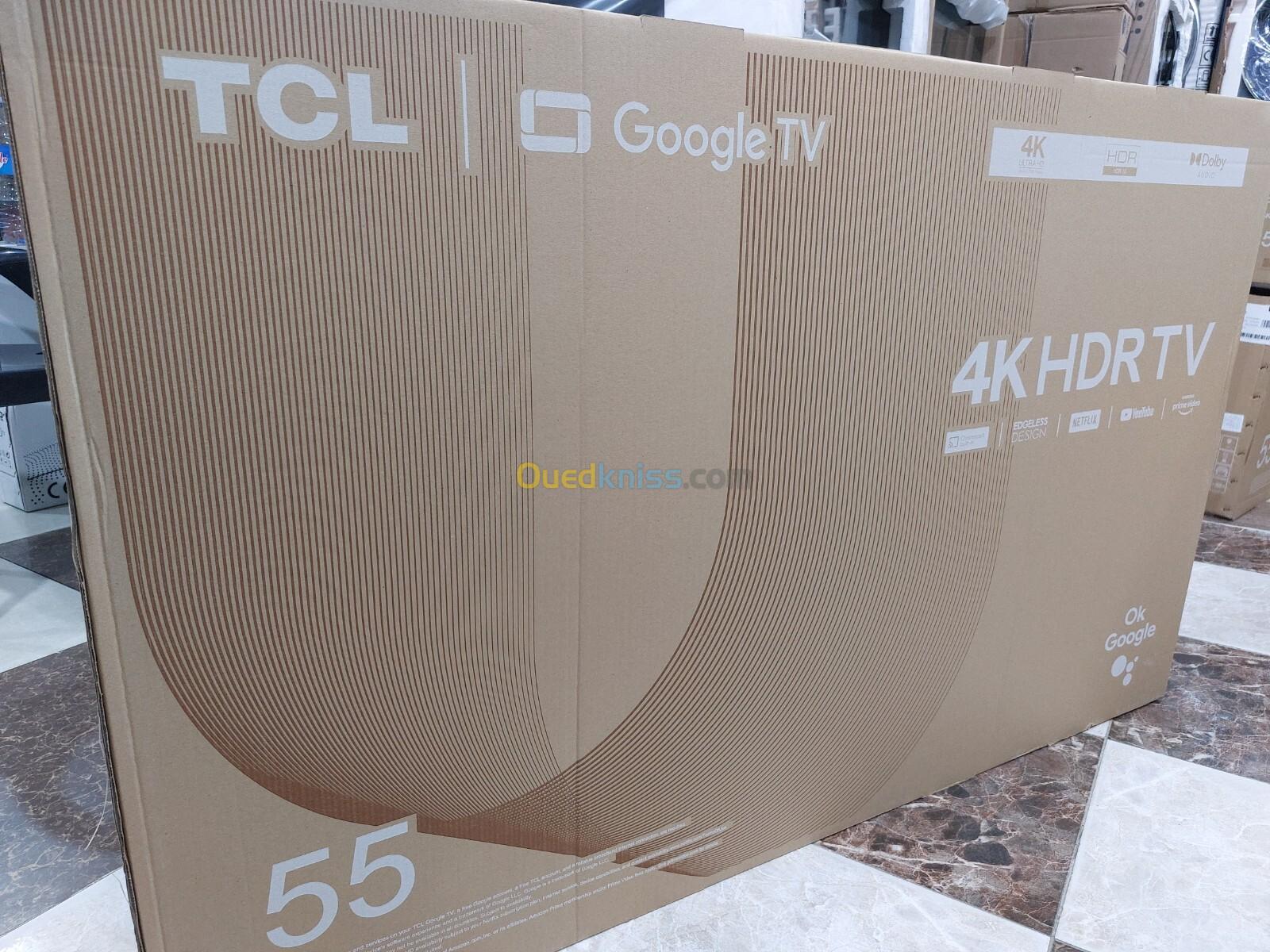 PROMO TV TCL 55" 4K GOOGLE TV 