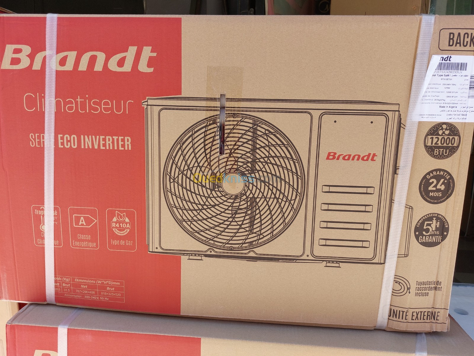 PROMO CLIMATISEURS BRANDT 12000 BTU INVERTER TROPICAL 