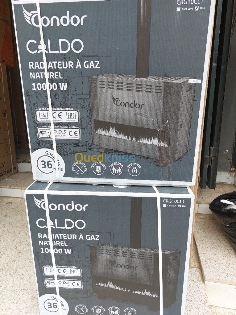 PROMO CHAUFFAGE CONDOR 10KW AVEC DÉTECTEUR DE MONOXYDE DE CARBONE 