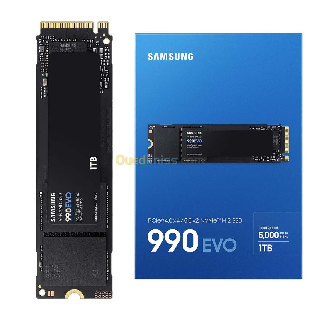 SSD Interne M.2 PCIe 4.0 x 4 nvme 1TB SAMSUNG 990 EVO 2280