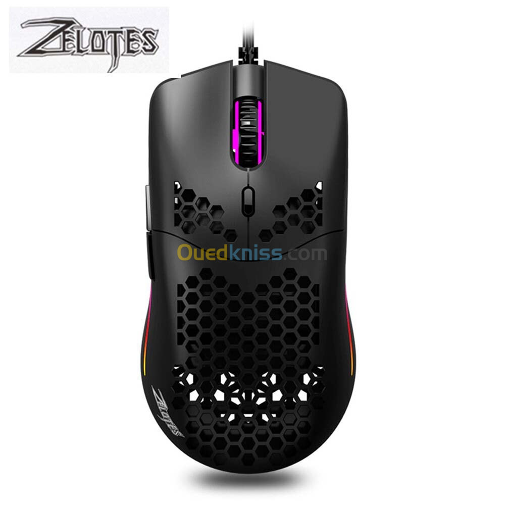 Souris Gaming Filaire USB Zelotes C-7 16000DPI RGB