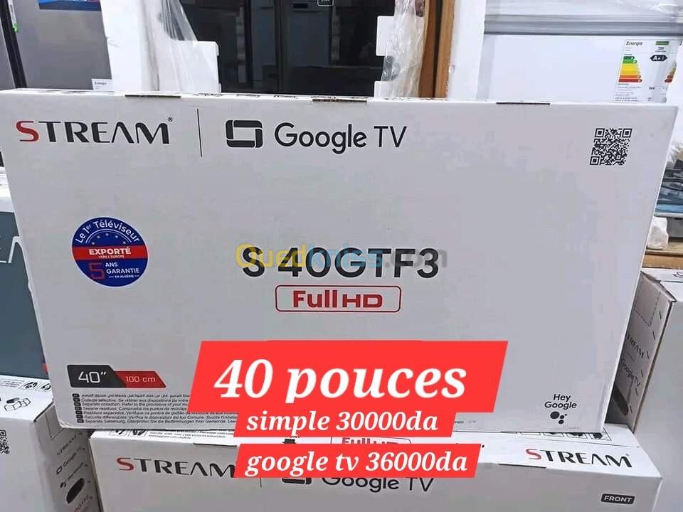 Promotion télévision stream 32" 40" 43" 50" 58" 65" 