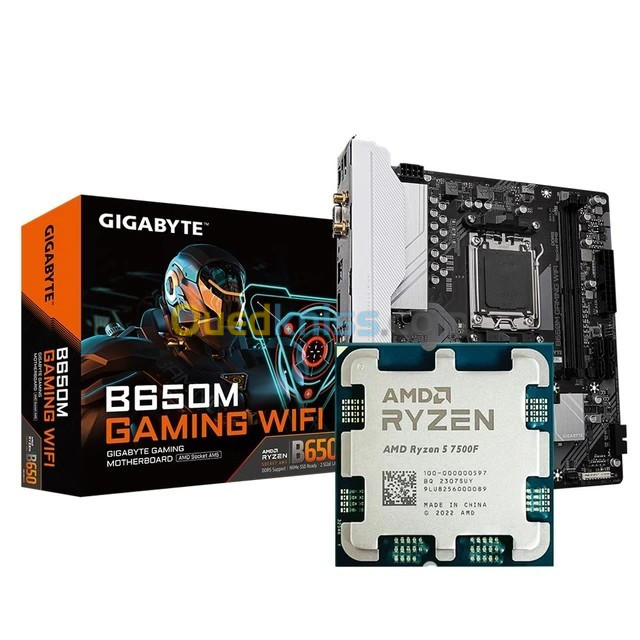  GIGABYTE b650m gaming wifi + Rayzen 5 7500F + movespeed Nvme ssd 1TB 7450mb/s Gen 4