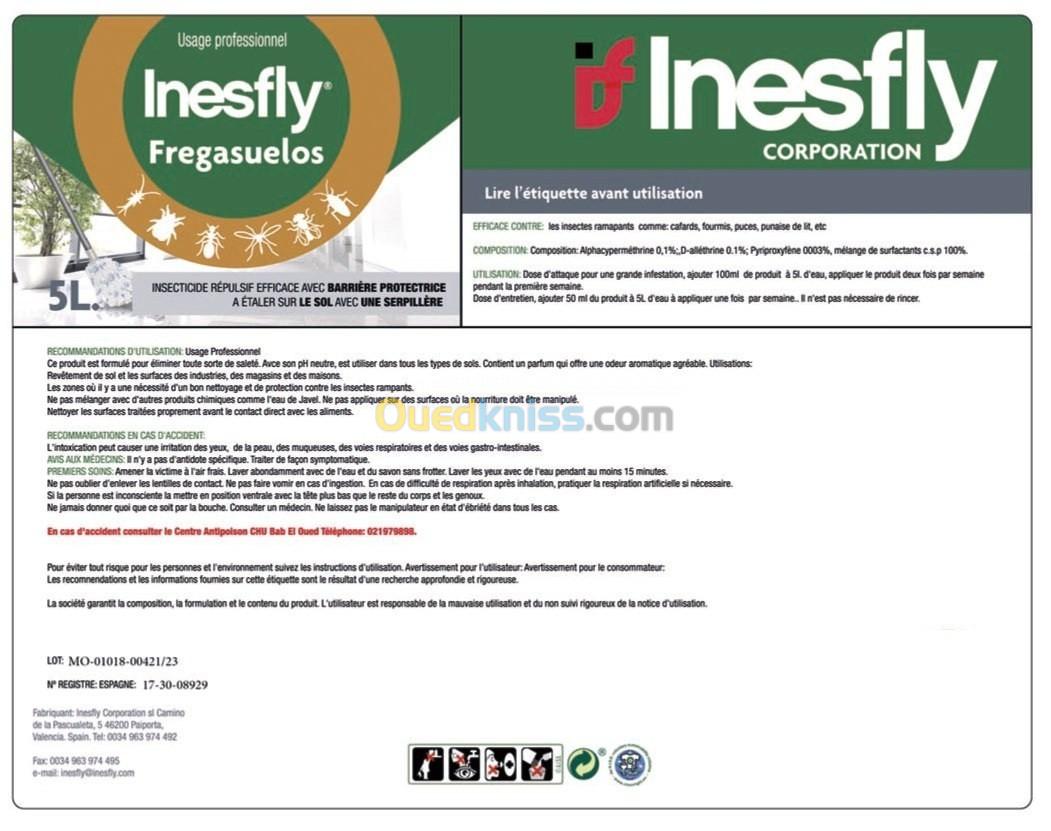 Insecticide rampants concentré INESFLY (PROMOTION)