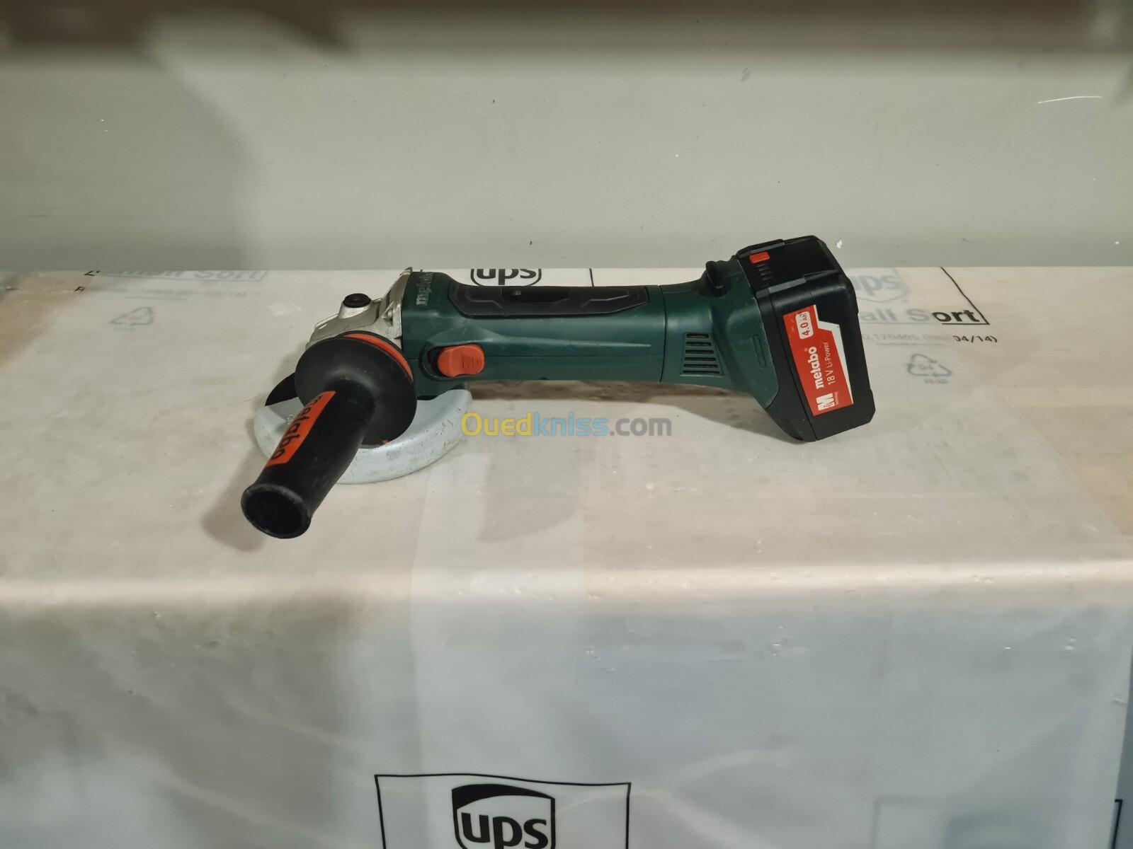 Meuleuse sans fil 125mm 18V 4.0Ah METABO W 18 LTX 125 Quick (Germany)