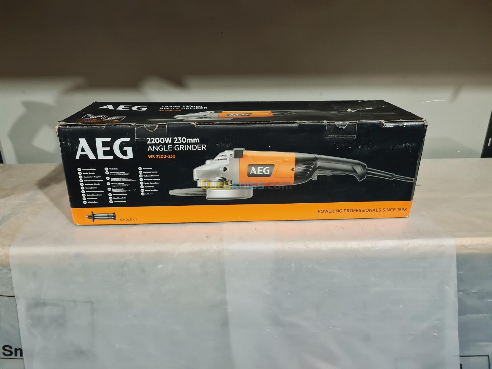 Meuleuse d'angle 230mm 2200W AEG WS 2200-230