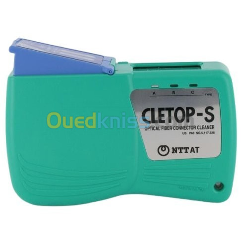 Cassette de nettoyage connecteurs fibre optique SC/ST/FC/SM4/D4 CLETOP-S  Nettoyage à sec (Japan)