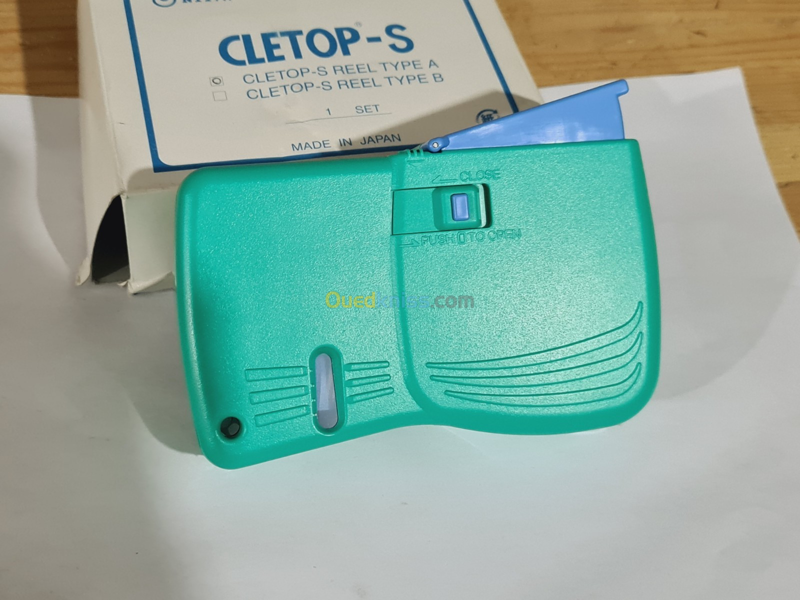 Cassette de nettoyage connecteurs fibre optique SC/ST/FC/SM4/D4 CLETOP-S  Nettoyage à sec (Japan)
