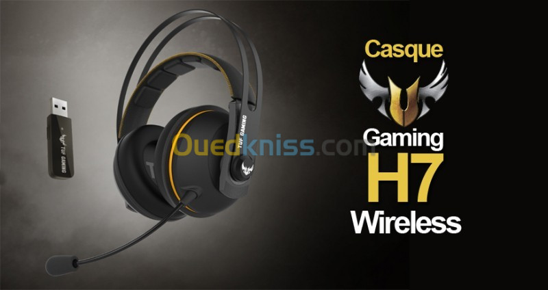 Asus Casque TUF gaming H7 Wireless sans fil